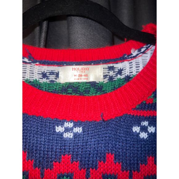 Ugly Christmas Sweater Xmas Size Medium Llama - Picture 2 of 3